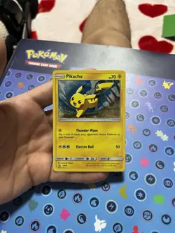Pokemon Pikachu TCG Holo Card SM81 Promo - Image 1