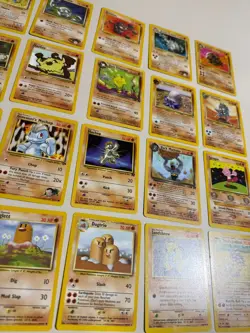 Pokemon OG 20 Card Bulk Lot NO DUPLICATES LP-NM RARE WOTC Vintage Original k - Image 3