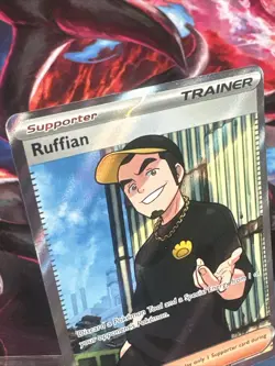 Pokemon TCG - Ruffian - Journey Together Ultra Rare Trainer Raw Card 181/159 - Image 2
