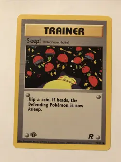SLEEP! - 79/82 - 1st Edition Team Rocket - Common - Pokemon Card - NM - Image 1