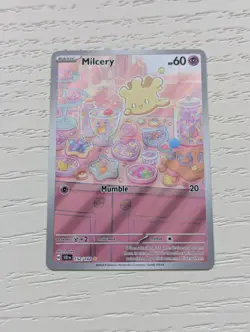 Pokemon Card - Milcery 152/142 Sv07: Stellar Crown Illustration Rare - Image 1