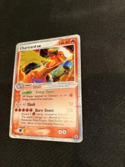 Pokemon Charizard EX Holo Card 105/112 Ultra Rare, Fire Red Leaf Green - Image 3