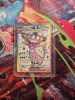 Pokemon Prismatic Espeon #175 Figure Collection Box Promo Card - Image 1