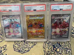 PSA 10 Charizard EX SR UR SSR 3-Card Set 125/108 139/108 331/190 Pokemon Seq JP - Image 1