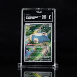 Snorlax 051 Sv: Scarlet & Violet Promo Cards Holo TAG 9 MINT - Image 1