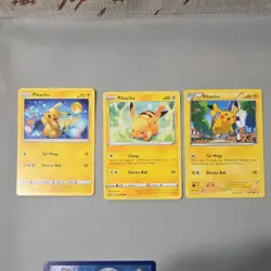 Pokemon TCG Pikachu Basic Lightning Card Lot 5x English - Image 4