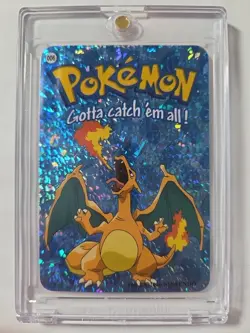 Charizard- Nintendo - 2000 Pokemon Vending Machine Prism Sticker Card #006 Mint! - Image 1