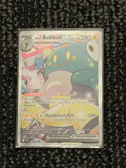 Pokemon TCG Card Ionos Bellibolt ex 183/159 Journey Together SIR - NM - Image 1