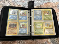 Vintage Pokemon Binder (Base Set 2 & Team Rocket) 150+ Cards - Image 2