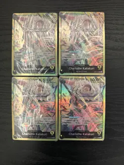 One Piece Card Game Yellow Katakuri ST20 Deck Sealed Brick Lot of 4 (DECK ONLY) - Image 1