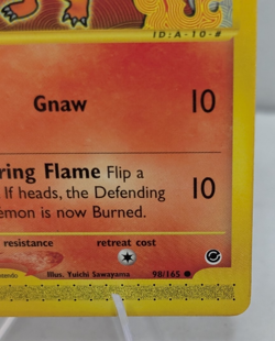 Pokemon TCG Charmander Expedition Base Set, Card 98/165, Regular Common LP - Image 4