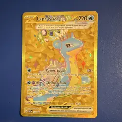 Pokemon Lapras ex 164 SVP Black Star Promos Basic HP220 Promo Holo EX Card - Image 1