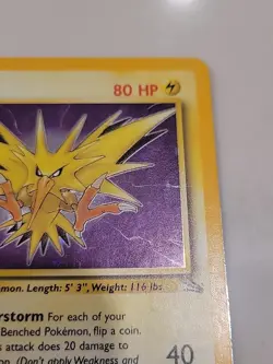 Pokemon TCG Zapdos Fossil Holo Unlimited Rare Card 15/62 - Image 5