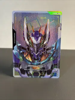 Resource (R-025) (C++) Gundam Card Game Steel Requiem NM English - Image 1
