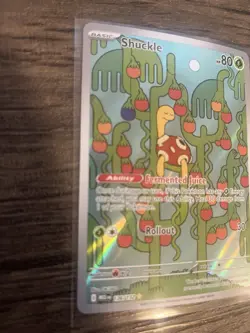 Shuckle 136/132 ME01 Mega Evolution Illustration Card Near Mint Condition - Image 2