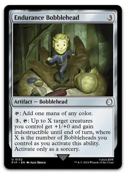 Endurance Bobblehead #132 (NM) Fallout PIP Magic MTG - Image 1