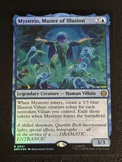 MTG Universes Beyond: Spider-man Mysterio, Master of Illusion Foil 0037 NM Rare - Image 1