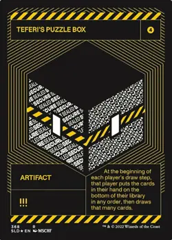 Teferi's Puzzle Box (368) - Foil - Silver Laminate Secret Lair Magic mtg LP - Image 1