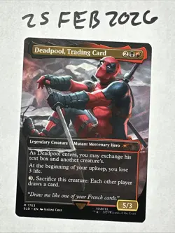 Deadpool, Trading Card Secret Lair Drop Regular - Image 1