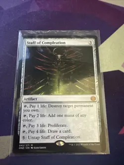 Staff of Compleation Phyrexia: All Will Be One Regular - Image 1
