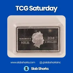2014 MAGIC THE GATHERING JACE, THE MIND SCULPTOR 1 OUNCE FINE SILVER 2$ BAR - Image 2