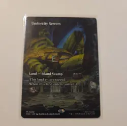 Undercity Sewers (Borderless) - TMNT - NM - 0020 - PZA - MTG - Ships now! - Image 1