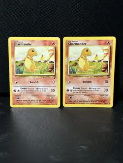 (2) Charmander Pokemon TCG - Base Set 2 69/130 Common - Image 1