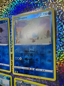 Pokemon TCG Boundaries Crossed Reverse Holo: 43/149 Swanna; 42/149 Ducklett - Image 3