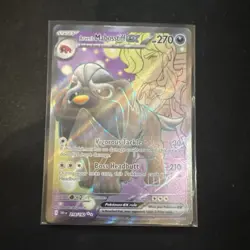 Pokemon Arven's Mabosstiff EX 218/182 Destined Rivals Ultra Rare Holo 270 HP - Image 1