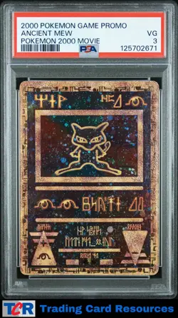 2000 Pokemon Game Movie Ancient Mew Pokemon 2000 Movie PSA 3 VG - Image 1