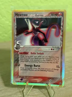 Mewtwo • 12/113 • Delta Species Holo Rare • MP • Basic • Pokemon TCG - Image 1