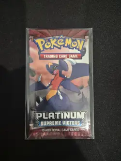 Pokemon Platinum Supreme Victors Booster Pack garchomp sealed - Image 1