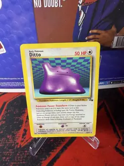 Pokemon Ditto Fossil Unlimited 18/62 MP - Image 1