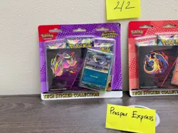 Set of 2-Pokemon TCG Ascended Heroes Tech Sticker Collection Charmander + Gastly - Image 2