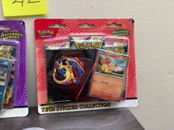 Set of 2-Pokemon TCG Ascended Heroes Tech Sticker Collection Charmander + Gastly - Image 3