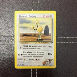 Pokemon TCG - Blaine's Doduo - 61/132 - Gym Challenge - MP Common (2000) - Image 1