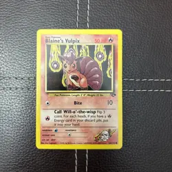 Pokemon TCG - Blaine's Vulpix - 66/132 - Gym Challenge - NM Common (2000) - Image 1