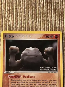 Ditto (Geodude) 62/113 Delta Species Reverse Holo Rare Pokemon TCG Nintendo LP - Image 2