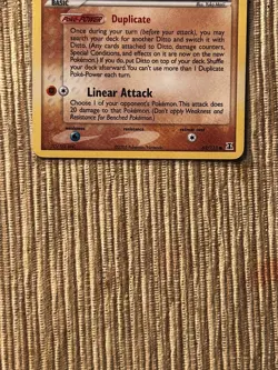 Ditto (Geodude) 62/113 Delta Species Reverse Holo Rare Pokemon TCG Nintendo LP - Image 3