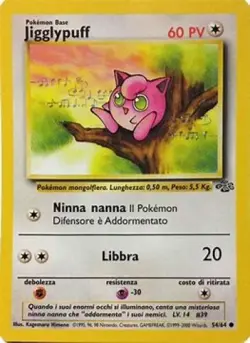 Pokemon TCG | Jigglypuff | Jungle #54/64 | Rarity Common | Mint to Near Mint - Image 1