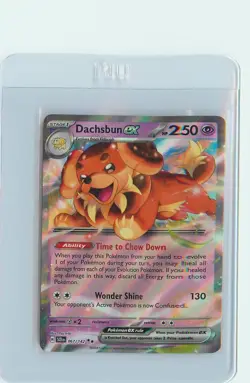 Pokemon - SV07: Stellar Crown #067/142 Dachsbun ex - Image 1