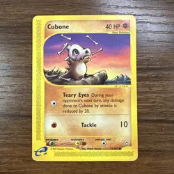 Pokemon TCG Cubone 072/147 Aquapolis Regular LP - Image 1