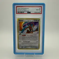 2006 POKEMON EX HOLON PHANTOMS #5 DEOXYS-HOLO Graded PSA 8 - Image 1
