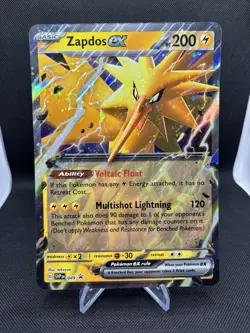Pokemon Zapdos ex 200 HP Promo SV: Scarlet & Violet 049 Holo Jumbo 151 - Image 1