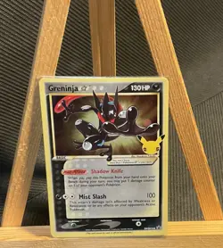 Pokemon Greninja Gold Star - SWSH144 - Black Star Promo - NM/M Sealed Holo Bleed - Image 1