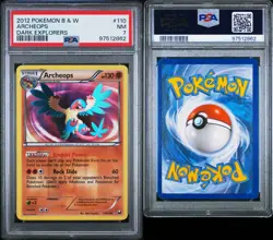 Pokemon Archeops 110/108 PSA 7 NM BW Dark Explorers Shiny Secret Holo Rare 2012 - Image 3