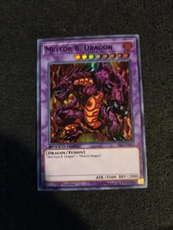 Yugioh Meteor B. Dragon SBLS-EN013 1st Edition Super Rare - Image 1