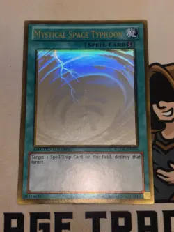 YU-GI-OH! MYSTICAL SPACE TYPHOON - GLD5-EN038 - GOLD GHOST RARE (EU PRINT) - Image 2