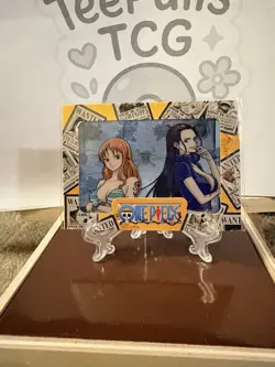 Cybercel One Piece Series 1 Rare Nami And Nico Robin Unscanned - Image 1