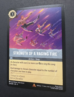 Strength of a Raging Fire 201/204 - Fabled - Regular - Disney Lorcana - NM - Image 3
